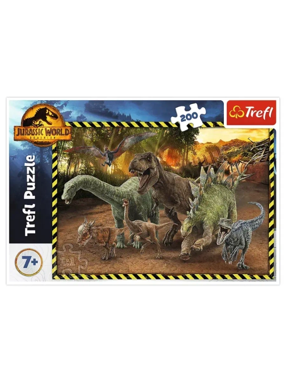 Пазлы для детей 5 6 7 лет 200 элементов Парк Юрского периода