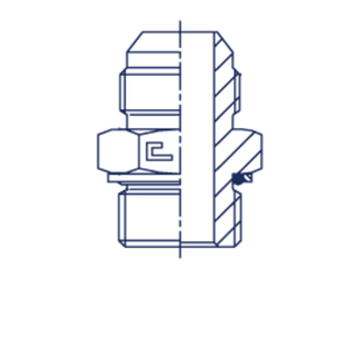Штуцер FH JIC 1.7/8 - BSP 1.1/2
