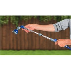 Пистолет распылитель для полива GREEN APPLE GACHW-618 телескопический, 46 см - 61 см, 8 режимов