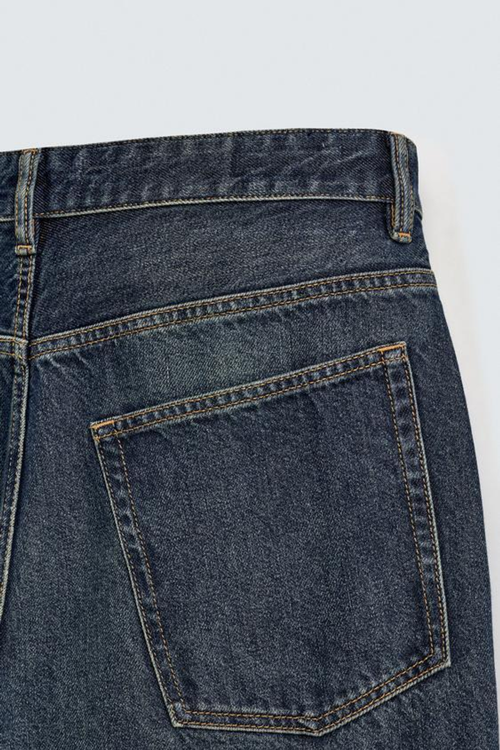 ZARA ДЖИНСЫ BAGGY FIT, СИНИЙ