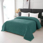 Велюровое покрывало с наволочками (2 шт.)