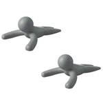 Набор дверных стопперов buddy, серый, 2 шт.