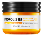 SOME BY MI Успокаивающий крем для лица с витамином B5 и прополисом - Propolis B5 Glow Barrier Calming Cream, 60г