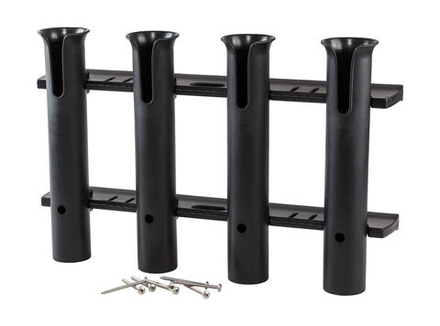 Подставка под удочку 4 стакана черная