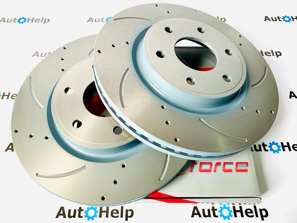 Диск тормозной перфорированный G-Brake GFR-21961R передний правый 357,5mm