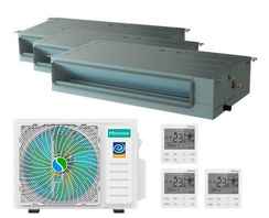 Мульти сплит-система Hisense канального типа 2х ADT-09UX4RBL8 + 1х ADT-12UX4RBL8 / AMW4-27U4RJC