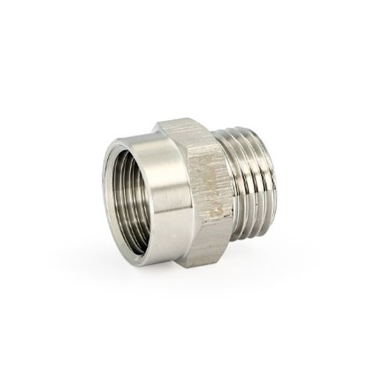 Муфта переходная Uni-Fitt 1/2" НР/ВР из нержавеющей стали 786S0200