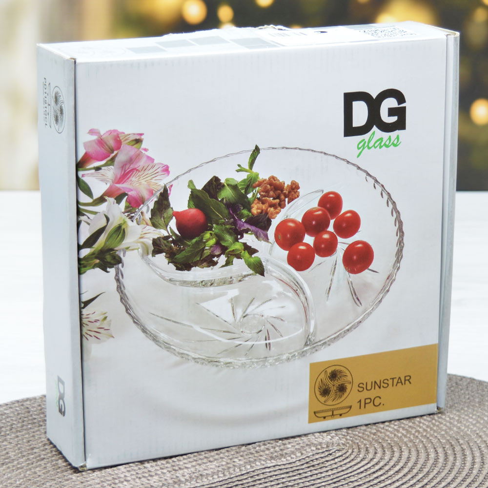 Менажница 3-х секционная SUNSTAR