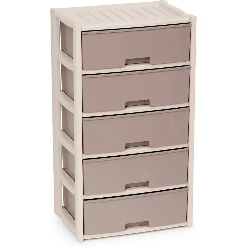 Комод "Колорит" 5-ти секцион. широкий (бежевый)