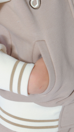 Бомбер трикотажный с начесом для мальчика 4-8 лет Fleur de Vie