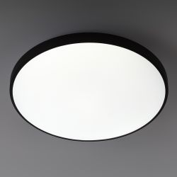 Светильник потолочный светодиодный ЭРА Классик без ДУ SPB-6 Slim Base BK 24W-5K 5000К