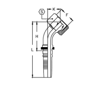 Фитинг DN 32 DKO-S (Г) 52x2 38 (45) Interlock