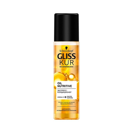 Экспресс кондиционер для волос Gliss Oil Nutritive 200 мл