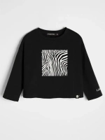 Лонгслив для девочки школьный