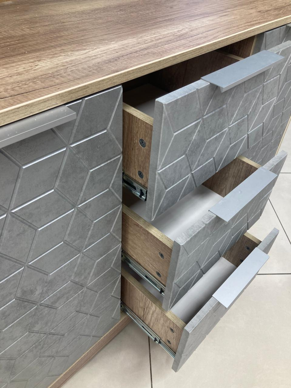 Комод Мегаполис КМ-15 Дуб каньон/F04