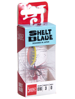Блесна вращающаяся LUCKY JOHN Shelt Blade №0, 3 г, цвет 016