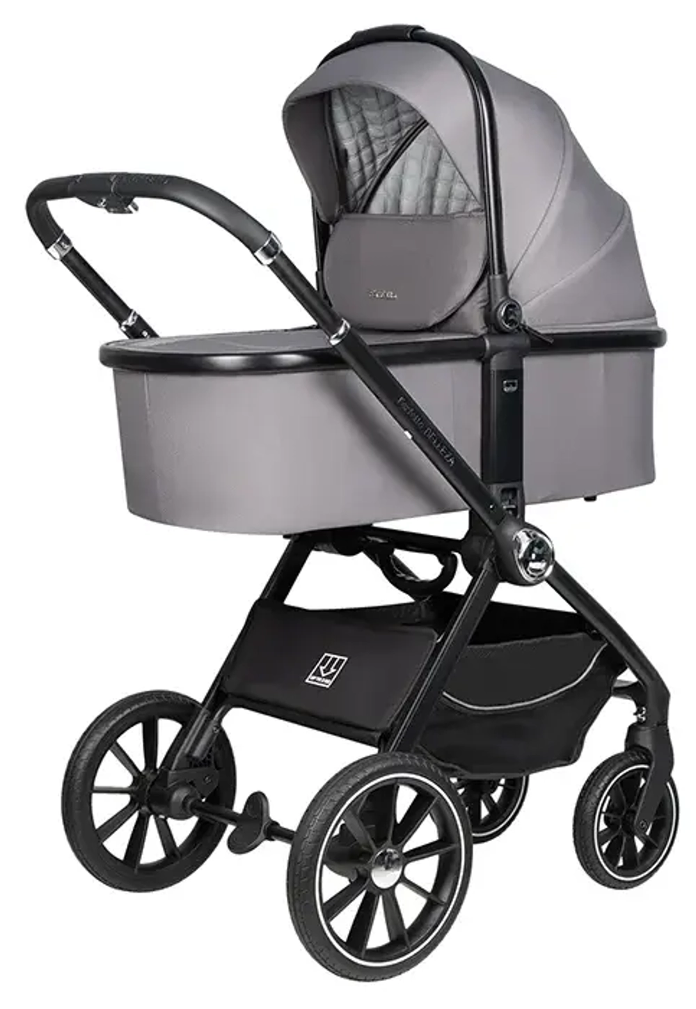 Коляска модульная 3в1 Belleza 2024 (Foggy grey/Туманно-серый FB-3)