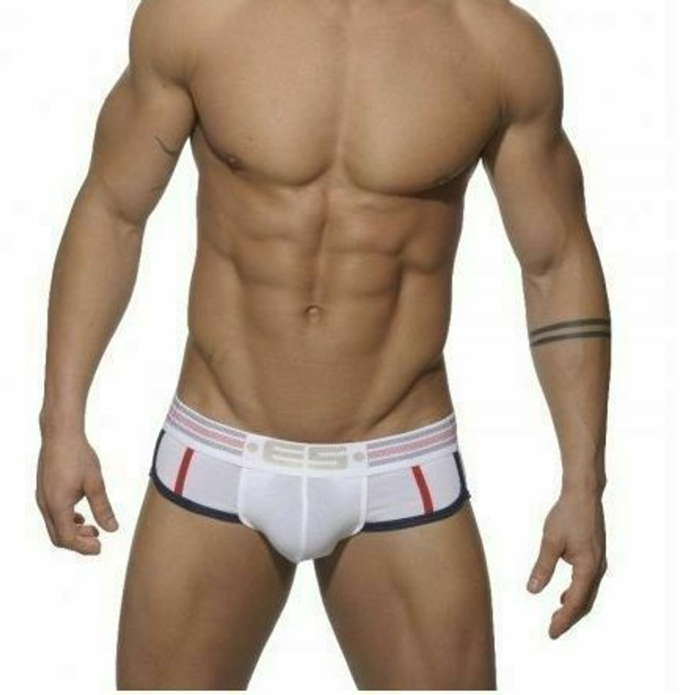 Мужские трусы брифы белые ES White Brief