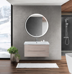 Тумба под раковину BelBagno Marino-Cer 100 MARINO-CER-1000-2C-SO-RG-P подвесная Rovere Grigio