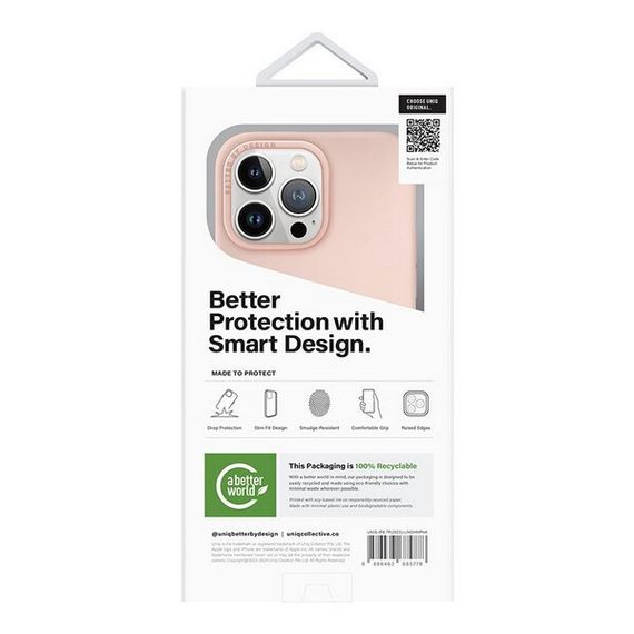 Чехол Uniq LINO MagSafe для iPhone 15 Pro Max Pink (IP6.7P(2023)-LINOHMPNK)