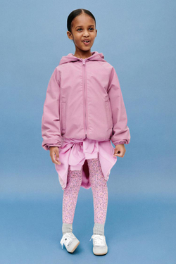 ZARA ЛЕГИНСЫ С ПРИНТОМ, ЦВЕТ РОЗОВОГО МЕЛА