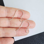 Швензы крючки, сталь, 24мм, для кристаллов, цена за пару