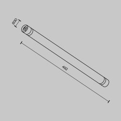 Светильник трековый светодиодный Maytoni Shelf   C148CL-L500-7W3K-B