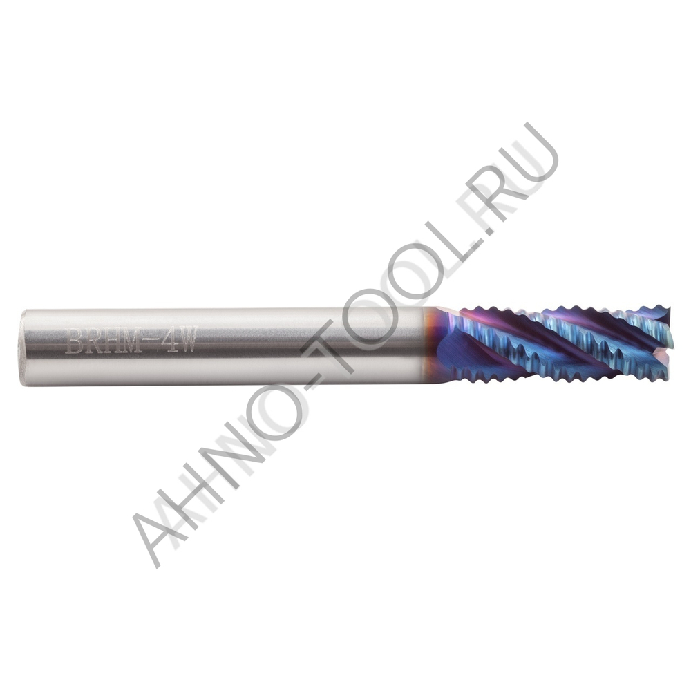Фреза твердосплавная обдирочная  8мм (L=60, l=20, хв=8) Z4 30° по закаленной стали BRHM-4W-D8.0 HRC6