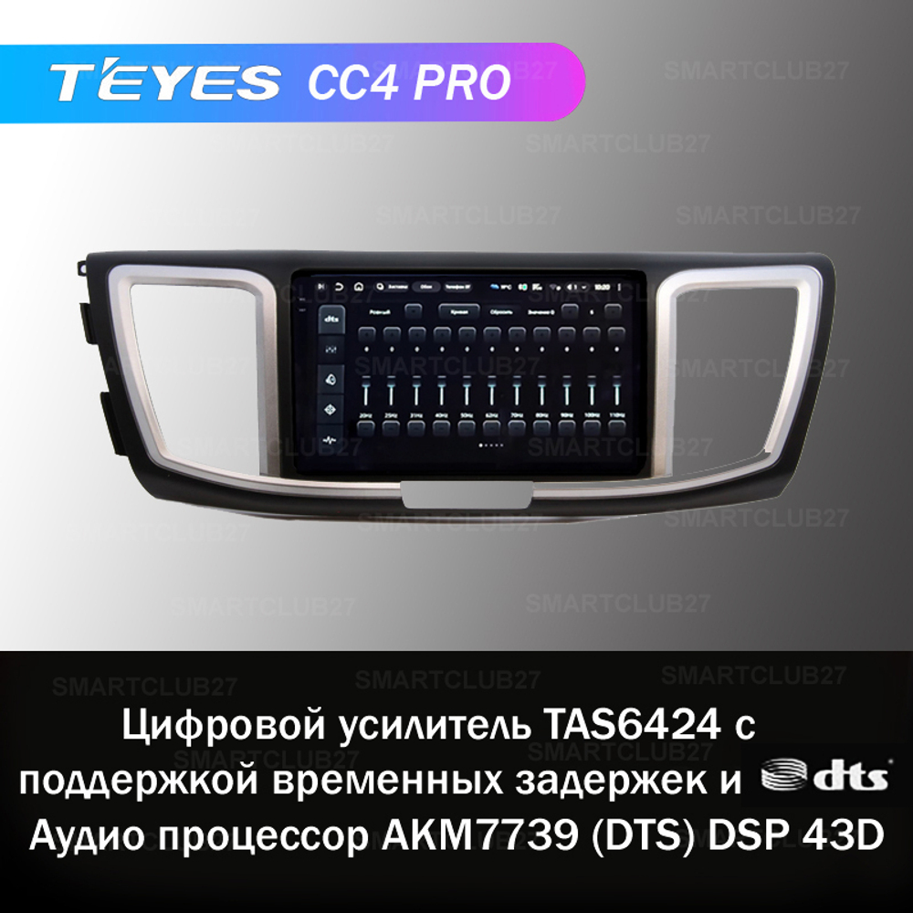 Teyes CC4 Pro 9" для Honda Accord 2013+