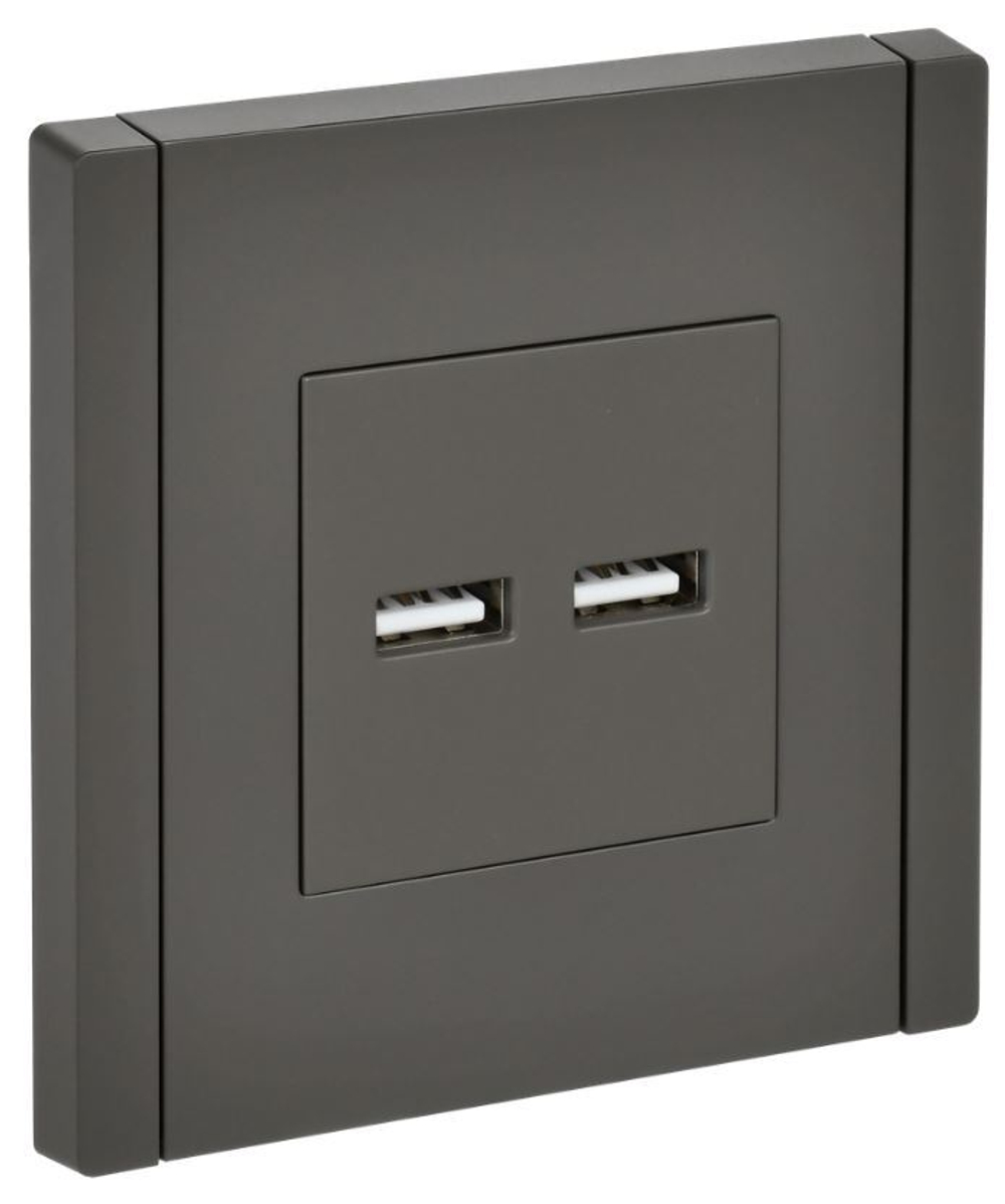 Розетка USB  IEK FP-U21-D31-K03