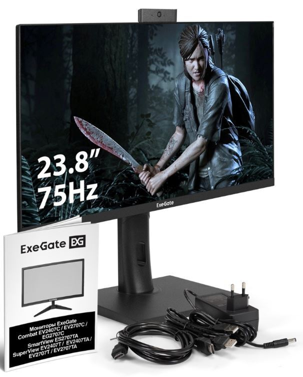 Монитор 23,8" Exegate SuperView EV2407TA