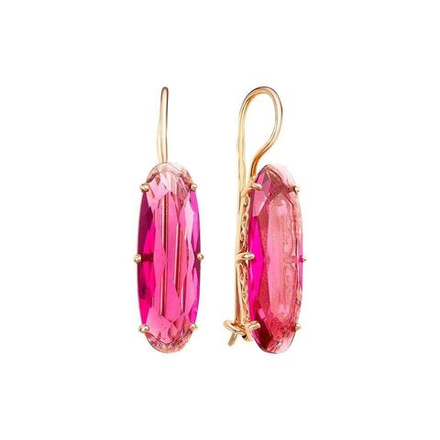 Серьги с корундом