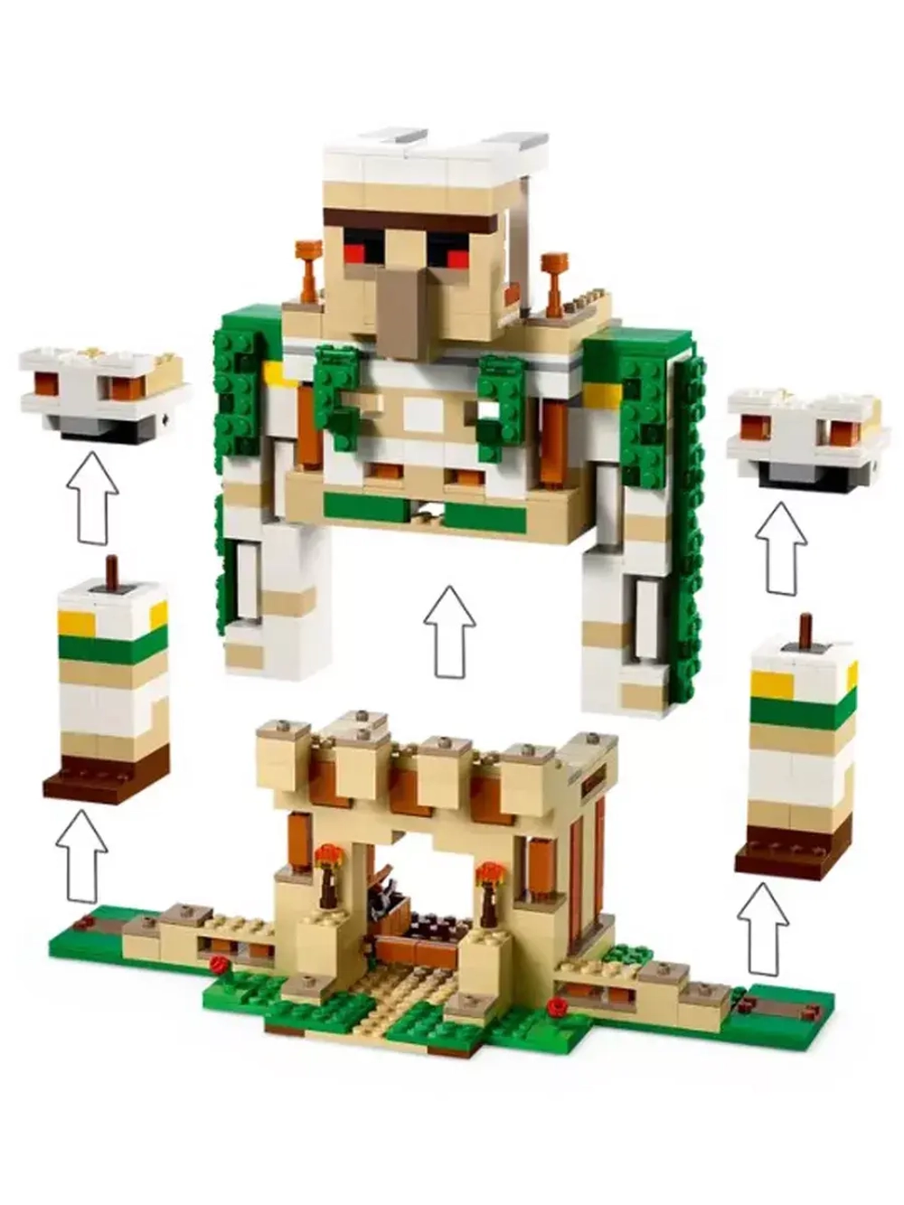 Лего 21250 Крепость железного голема Lego Minecraft
