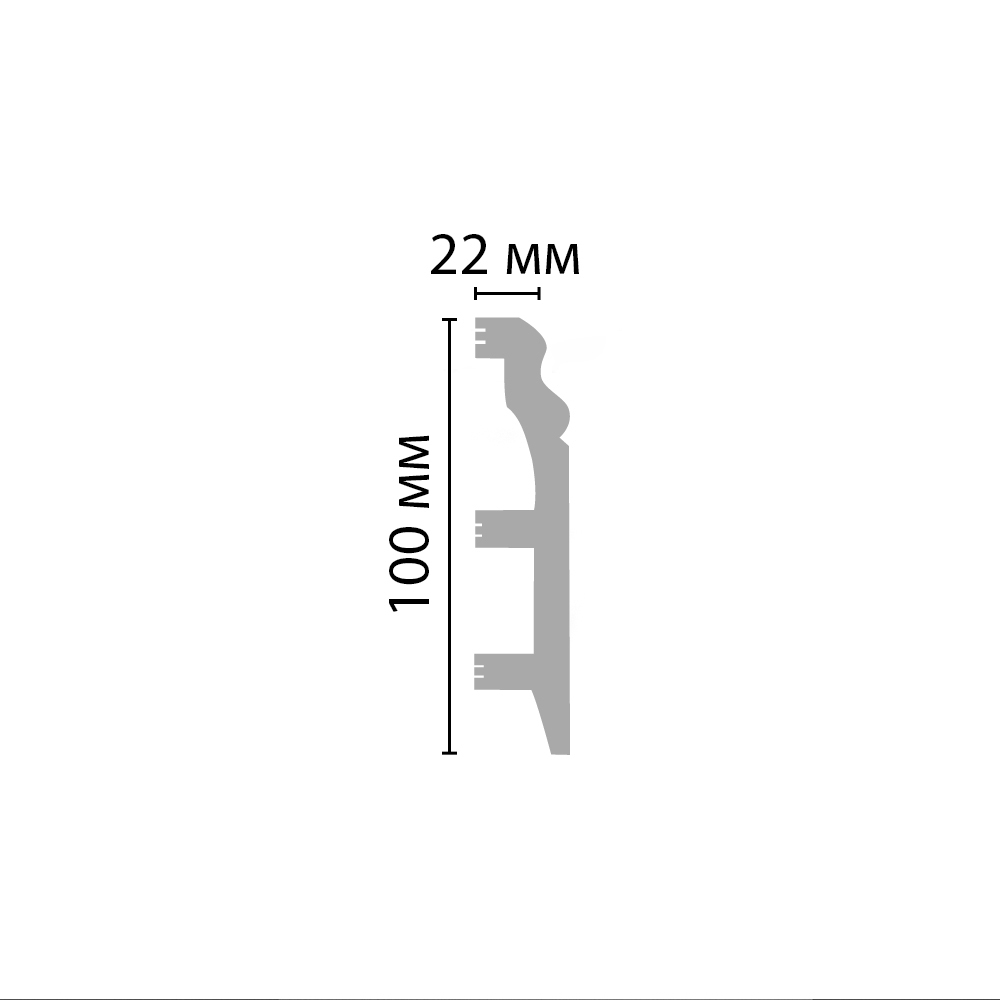 Плинтус D232