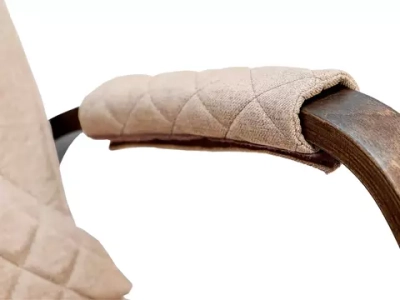 Массажное кресло качалка FUJIMO CAROLINE F2001 TCF белый,шоколад,серый