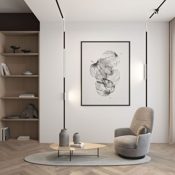 Трековый светодиодный светильник Denkirs Smart Linear DK8003-BK