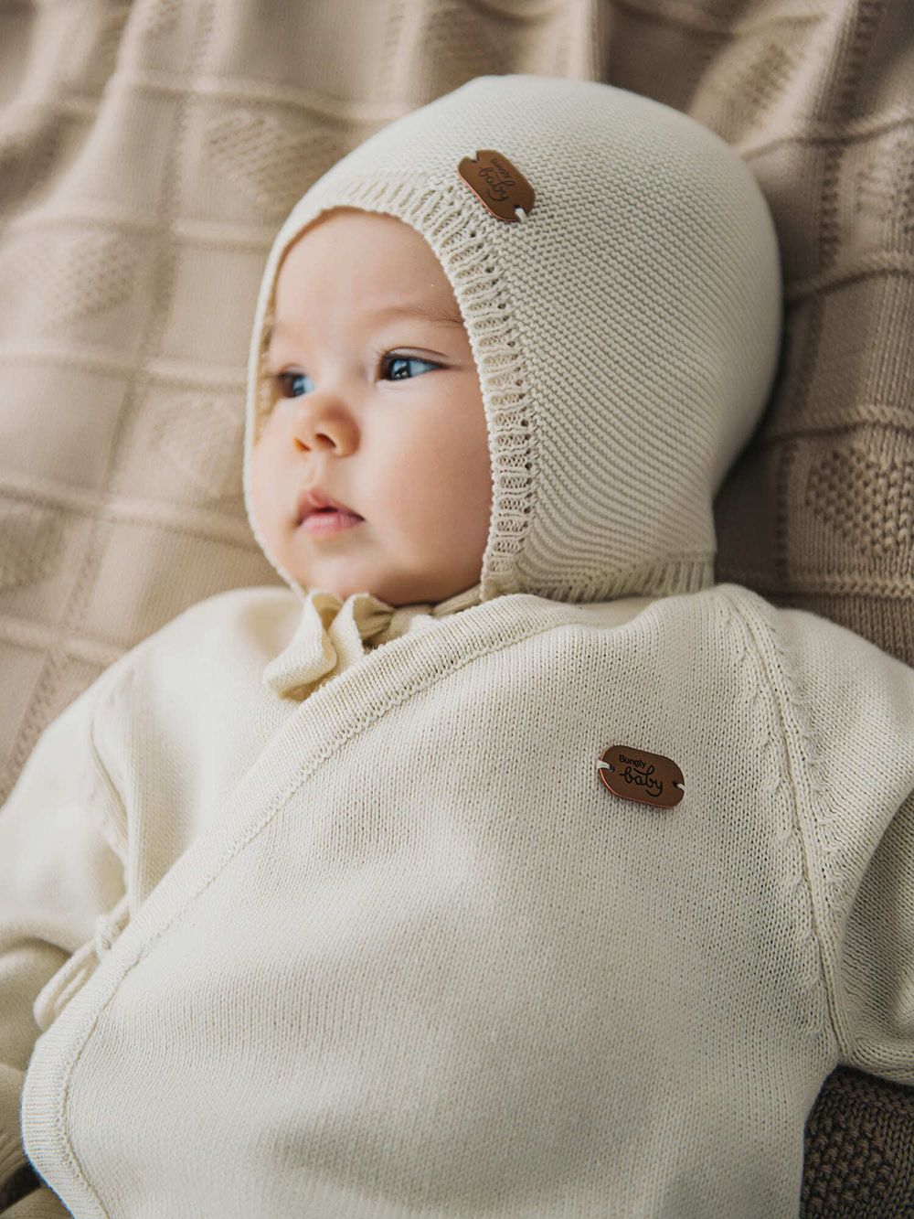 Комбинезон вязаный "Тофу" 0+