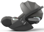 Коляска Cybex Coya Matt Black Frame Cloud T i-Size Mirage Grey Plus Leaf Green с дождевиком и бампером