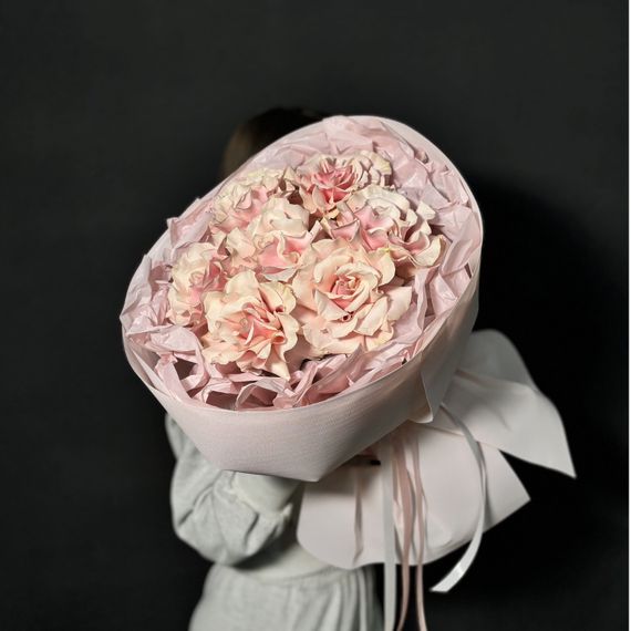 Монобукет из французских роз