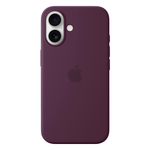 Силиконовый чехол с поддержкой MagSafe Apple Silicone Case для iPhone 16, Plum (Сливовый)