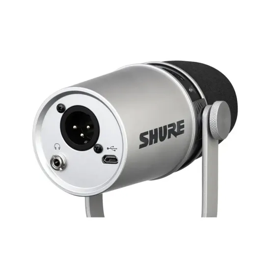 Микрофон для стриминга и игр Shure MV7 Silver
