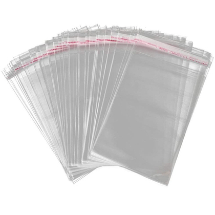 БОПП пакет упаковочный со скотч клапаном 15*35