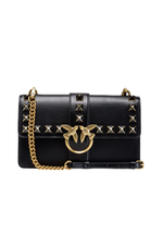 CLASSIC LOVE BAG ONE PAINTED STUDS - black