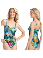 Купальник ортопедический после мастэктомии, слитный Amoena Sydney 44D/50D