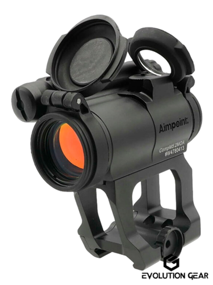 Коллиматорный прицел Evolution Gear Aimpoint M5 Red Dot на креплении Scalar Works Leap 1.93. Black