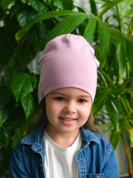 Шапка трикотажная (Пудра) МОКО