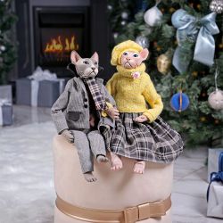 Кукла коллекционная Кошка Мари