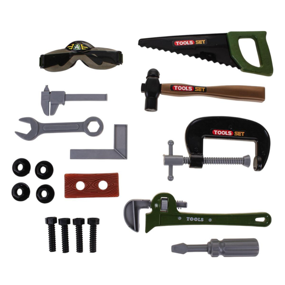 Набор инструментов "Маленький строитель" 18 предм. в пакет (арт. 1994240)