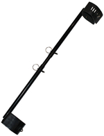 Регулируемая распорка на руки или лодыжки с замочками (Цвет: черный)