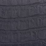 Визитница однорядная BRAUBERG "Cayman", на 20 визиток, под кожу крокодила, черная, 232069